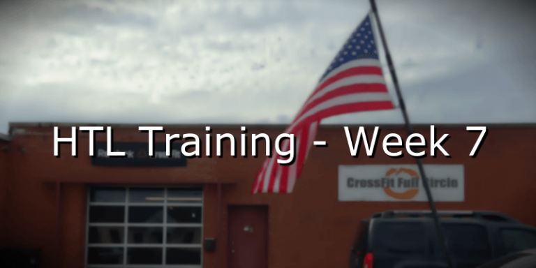HTL Training - Week 7