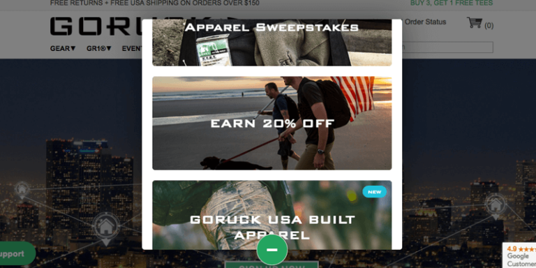 20% Off GORUCK Discount Referral Program