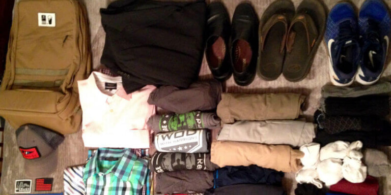 Packing my GORUCK GR2 for an 9 day Trip