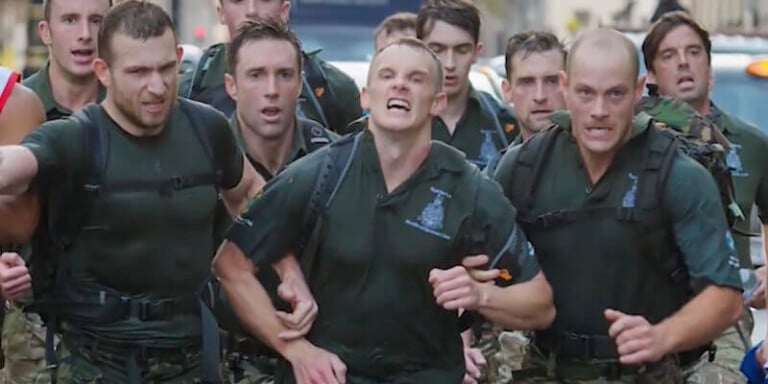 Team Ruck Speed Record with Royal Marines
