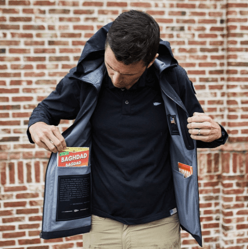 GORUCK American Waterproof Jacket Initial Thoughts Ruck Dot Beer