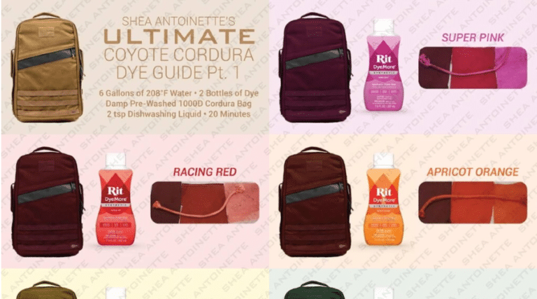 GORUCK Coyote Ruck Dye Guide